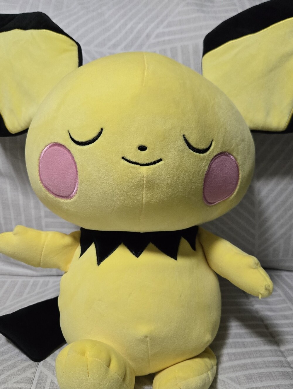 Official Pokemon Jumbo 18" Sleeping Pichu Plush Jazwares